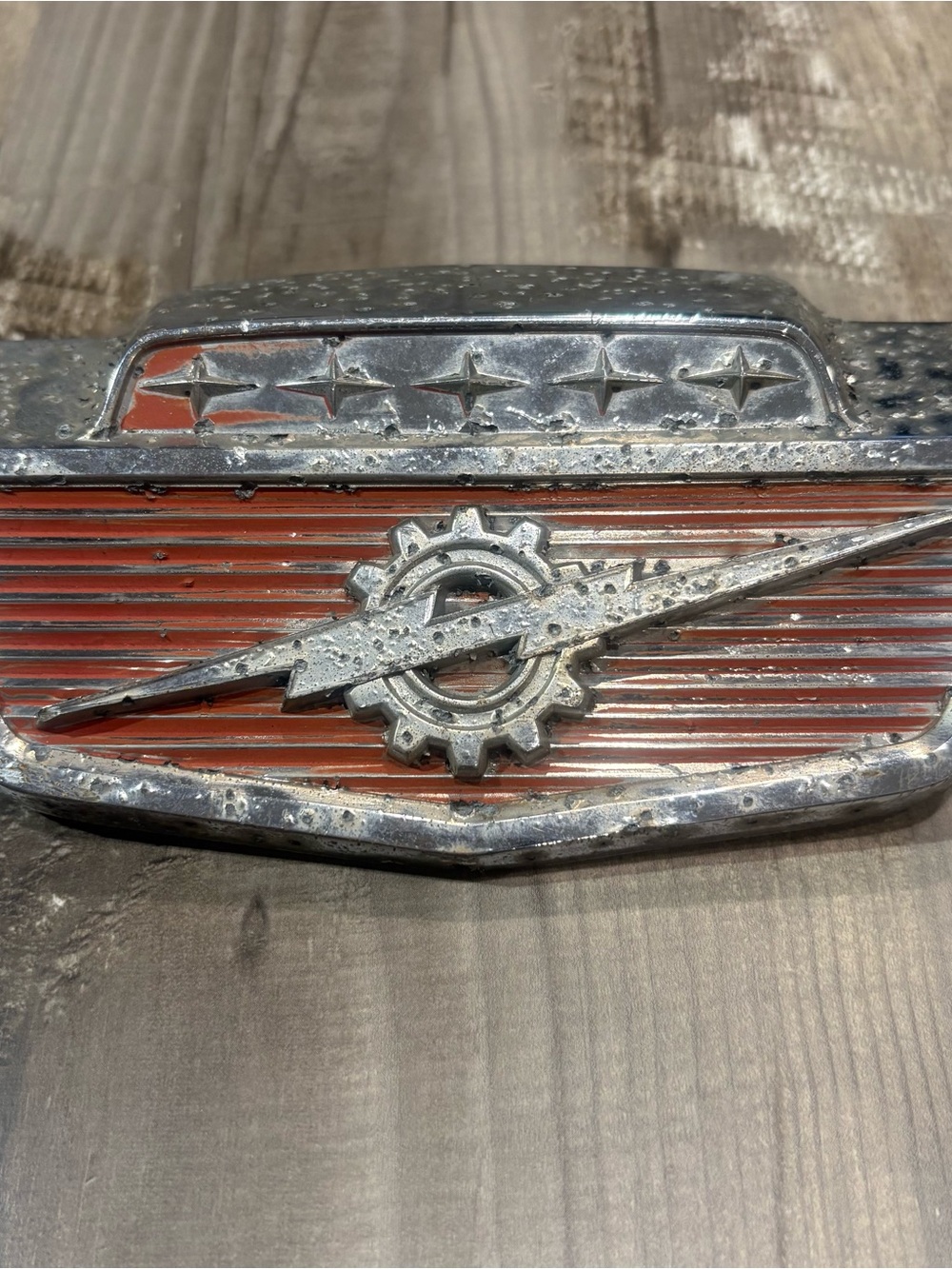 Vintage Nice 1961-66 Ford F100 V8 Pickup Truck Hood Emblem/Badge